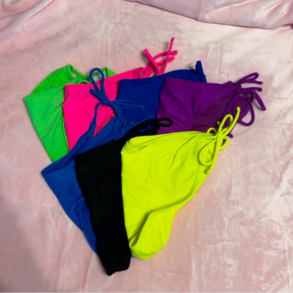 Set of 6 string bikini bottoms